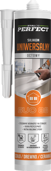 STALCO SILIKON UNIWERSALNY OCTOWY BEZBARWNY 280 ML PERFECT S-64788