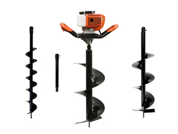 Geko świder do gleby wiertnica z adapterem 50cm G84020