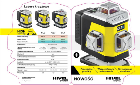 Nivel System lasek krzyżowy CL3G