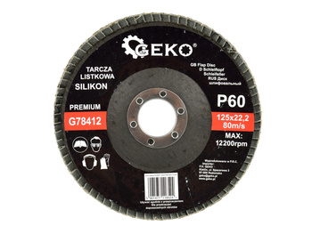 GEKO ŚCIERNICA LISTKOWA 125MM P60