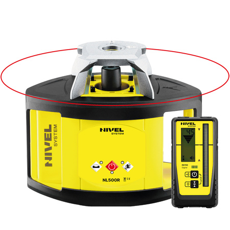 Nivel System Niwelator laserowy NL500R geodezyjny NL500R + statyw budowlany / Trójnóg SJJ1