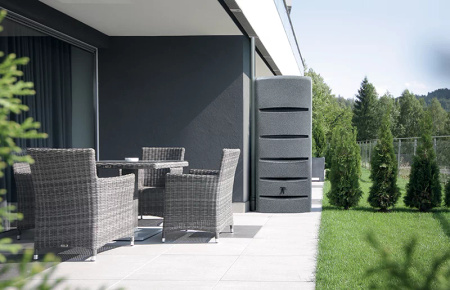 Zbiornik na deszczówkę Tower Grys granitowy 260L RWK260-431UG
