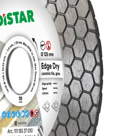 DISTAR Diamentowa tarcza tnąca 1A1R 125 Edge Dry