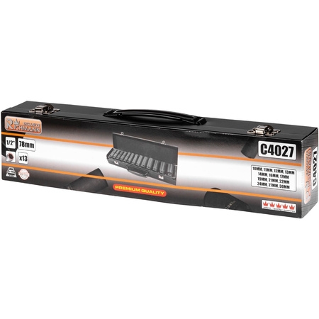 Richmann zestaw nasadek udarowych długich 1/2" 10-30mm C4027
