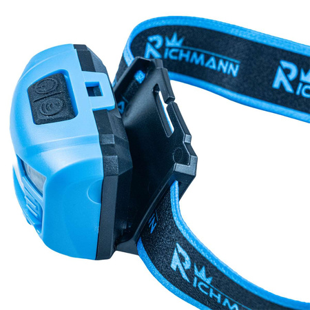 Richmann latarka na głowę akumulatorowa czujnik ruchu LED 5W LED + 2 Red LED C5904