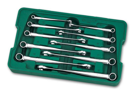 Sata zestaw 10 kluczy płasko-oczkowych XL X-BEAM