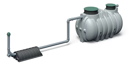 Waterform rurki do podziemnego zbiornika na wodę deszczową underground PIPE R-1000