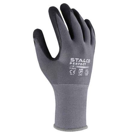 STALCO RĘKAWICE NYLONOWE S-NITRILE FLEX PVC DOTS  PERFECT