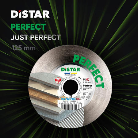 DISTAR Tarcza diamentowa 125mm Perfect GRES