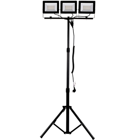 SCHMITH NAŚWIETLACZ LED 3X50W SLIM CZARNY Z STATYWEM SL-S20