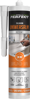 STALCO SILIKON UNIWERSALNY OCTOWY BIAŁY 280 ML PERFECT S-64791