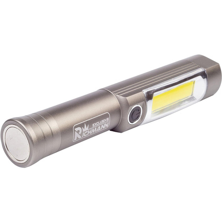 RICHMANN LATARKA ALU 5W+LED CHWYTAK TELESKOP 195MM C5923