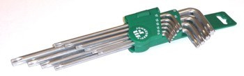Jonnesway zestaw kluczy torx typ L T T9-T50 10szt