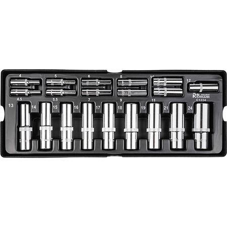 Richmann wózek szeroki z nadstawką i wyposażeniem 442 elementy C1314