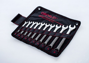 GROSLEY ZESTAW 10 KLUCZY PŁASKO-OCZKOWYCH