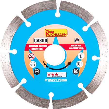 RICHMANN TARCZA DIAMENTOWA SEGMENTOWA 115MM C4800