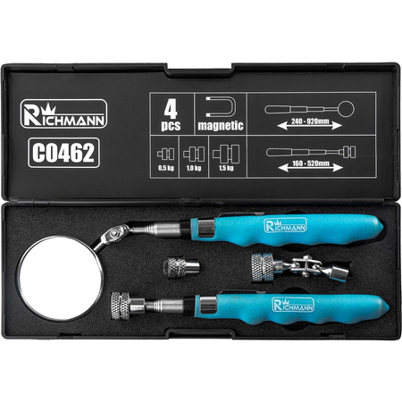 RICHMAN DŁUGOPIS+LUSTERKO ZESTAW 4EL C0462
