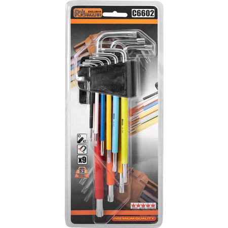 Richmann imbusy torx długie S2 T10-50 Exclusive C6602