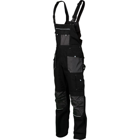 Stalco spodnie ogrodniczki robocze Basic Line czarne