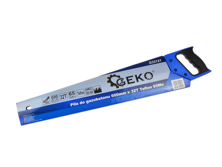 GEKO PIŁA DO GAZOBETONU 600MM 32/32T TEFLON 65MN