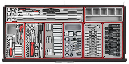 Tengtools Wózek narzędziowy 1004 elementy TCMM1004NBK1