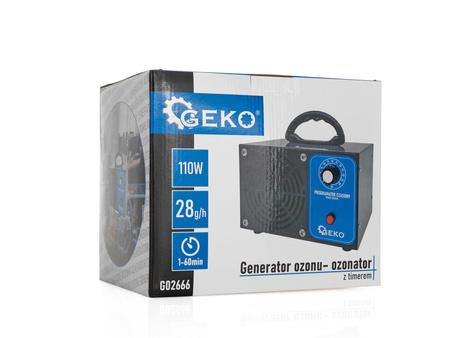 GEKO GENERATOR OZONU Z TIMEREM 28000mg/h G02666