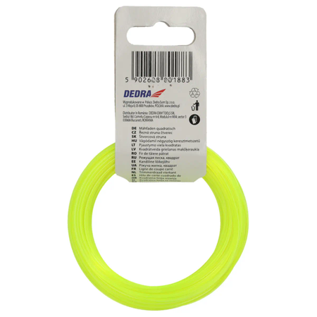 DEDRA ŻYŁKA TNĄCA KWADRAT 1,6mm 15m 80Z16152