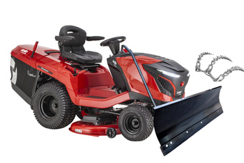 AL-KO Traktor ogrodowy z pługiem i łańcuchami T22-105.4 HD-A V2 2024 premium pro 105CM 22KM 127712