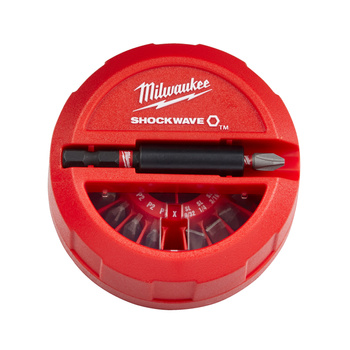 Milwaukee zestaw bitów 15 sztuk ShockWave IMPACT 4932430904