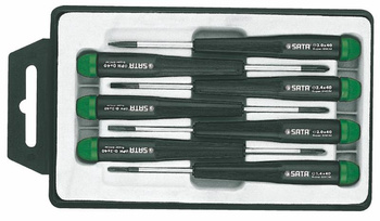 SATA ZESTAW 7 WKRĘTAKÓW PRECYZYJNYCH PŁASKIE I PHILIPS