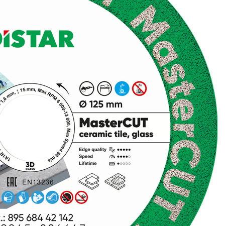DISTAR Diamentowa tarcza tnąca 1A1R V 125 Mastercut