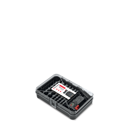 KISTENBERG ORGANIZER NA BATERIE Z TESTEREM BATERII KBBT