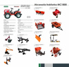 MasterCut  Traktor mini rolniczy Farmix DIESEL 18K MC1800