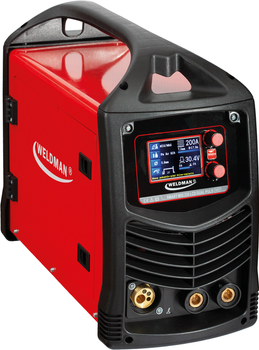 WELDMAN PÓŁAUTOMAT SMART MIG 235 LCD SYNERGIA MIG/TIG/MMA PODWÓJNY PULS 103134