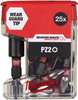MILWAUKEE KOŃCÓWKA PZ2 X 25MM 25SZT. + UCHWYT MAGN