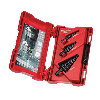 Milwaukee wiertła stopniowe 3 sztuki 4-12mm 4-20mm 48899399