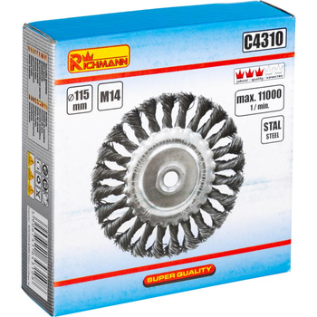 RICHMANN SZCZOTKA DRUCIANA TARCZOWA DRUT SKRĘC. C4310