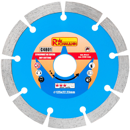 RICHMANN TARCZA DIAMENTOWA SEGMENTOWA 125MM C4801