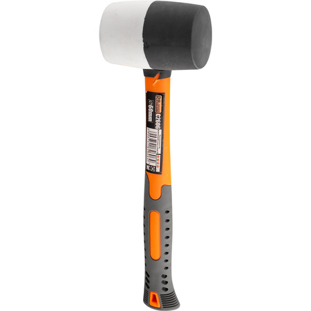 RICHMANN MŁOTEK GUM.60 FIBERGLASS BIAŁO-CZARNY C2606