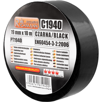 RICHMANN TAŚMA IZOLACYJNA PCV 19MMX10M CZARNA C1940