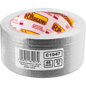 RICHMANN TAŚMA SIWA TEKSTYLNA DUCT TAPE 48MMX23M C1947