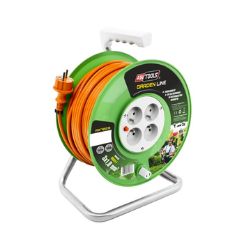 AwTools przedłużacz bębnowy Garden Line 30m 3x1mm 10A / 2300W