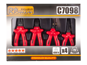 Richmann szczypce elektryczne1000V 4 elementy C7098