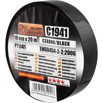 RICHMANN TAŚMA IZOLACYJNA PCV 19MMX20M CZARNA C1941