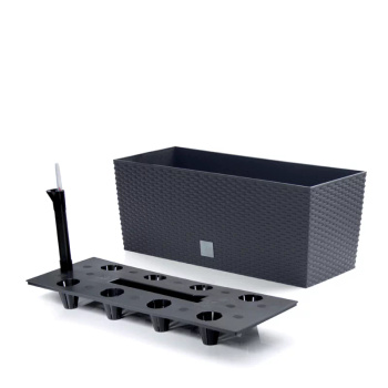 PROSPERPLAST Doniczka  RATO CASE antracyt DRTC600-S433