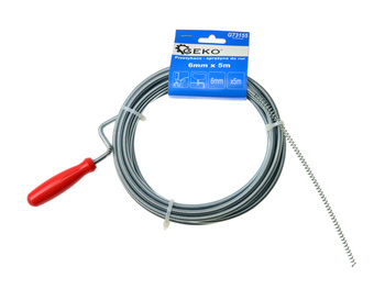 GEKO SPIRALA DO UDRAŻNIANIA RUR KANAL 6mm x 5m