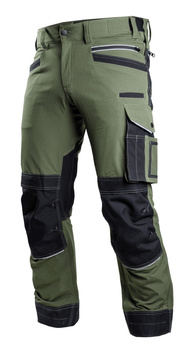 Stalco spodnie robocze Stretch Line Oliwka