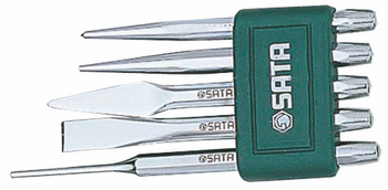 Sata zestaw 5 elementów - punktaki dłuta wybijak ST09161SJ