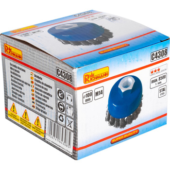 RICHMANN SZCZOTKA DO SZLIF. SKRĘTNA DOCZOŁO. 100mm C4308