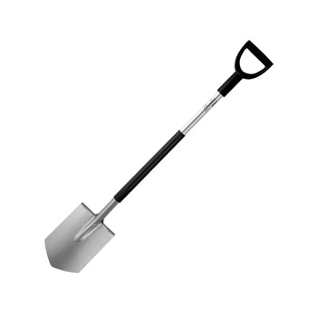 DEDRA Szpadel ostry trzonek metalowy 122cm 80B003
